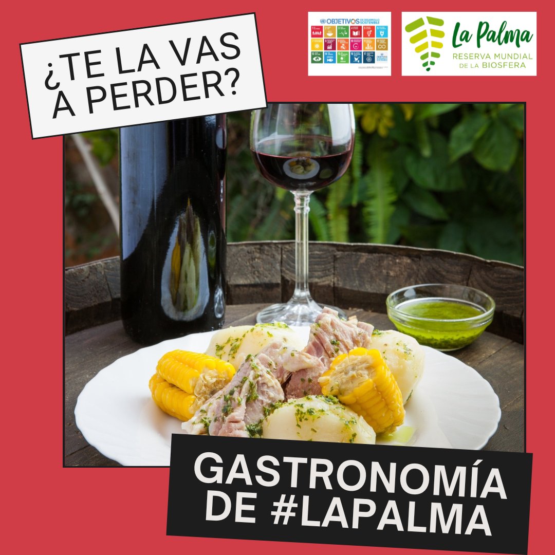 Disfruta de la Gastronomía de #LaPalma. Una isla de sabores únicos 
#ConsumeLocal #LaPalma #reservabiosfera #lapalmabiosfera #comunidadbiosfera #somosbiosfera #itsaboutlife
@AGAPGastro @saborealapalma @CabLaPalma @UNESCO_MAB