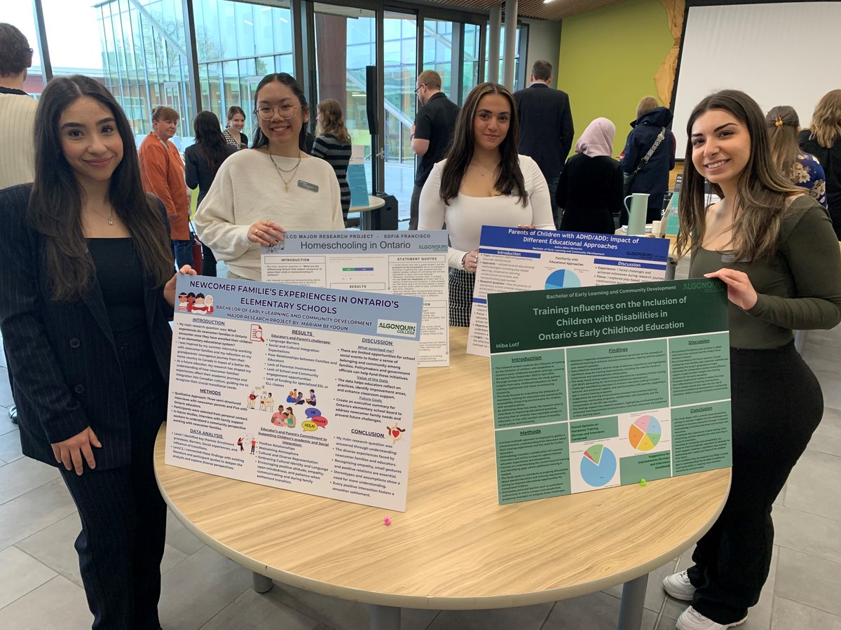 The Bachelor of Early Learning and Community Development program held their Research Showcase on April 11. Students presented their projects, and underscored their research abilities to fellow learners, faculty, employees and supporters.