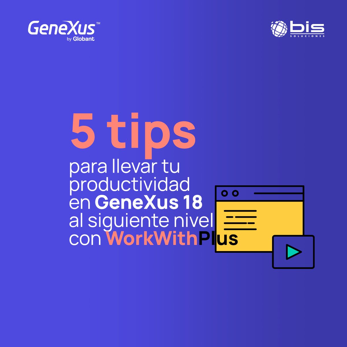 BISWTC's tweet photo. #WorkWithPlus es una #suite de herramientas que potencia al máximo la experiencia de trabajo en #GeneXus, generando #aplicaciones poderosas y con #UX sorprendente.

Descubre más aquí: ➡️ https://t.co/QRRIFPHIap

#BISSOLUCIONES #DesarrolloDeSoftware https://t.co/VHR2Y2HjEk