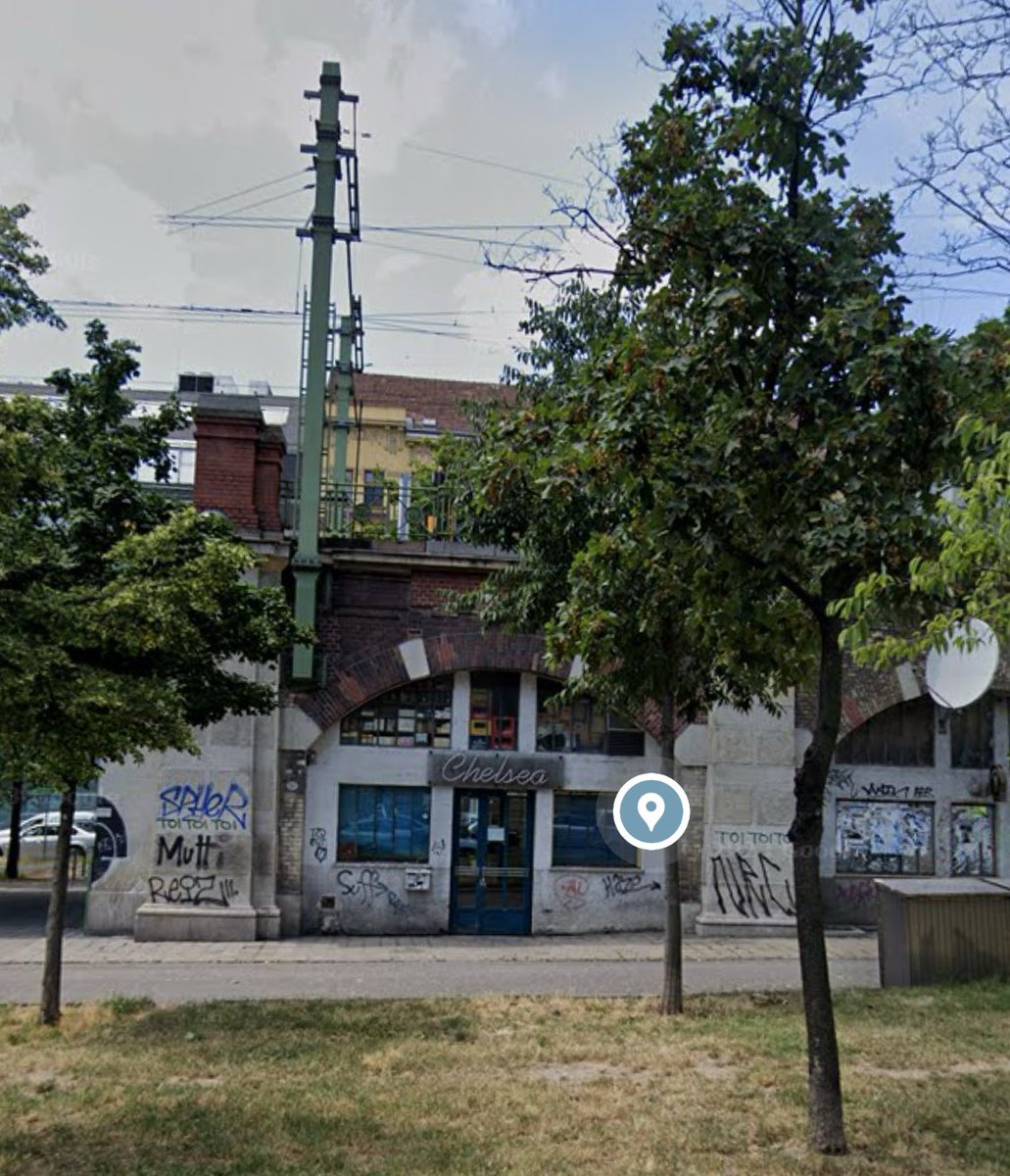 love this idea. one of the most unique venues i’ve seen a show was chelsea, which is located under a train bridge in vienna, austria. not ideal for a quieter show though! current google streetview image, i was there in 2006 but apparently it’s still open