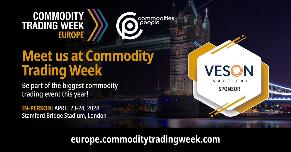We're excited to sponsor #CommodityTradingWeek 2024 in London April 23-24! We have a lot in store, from our booth to an exciting panel discussion featuring our VP Antoine Grisay! Read more about the session: europe.commoditytradingweek.com #LondonEvents #CommodityMarket