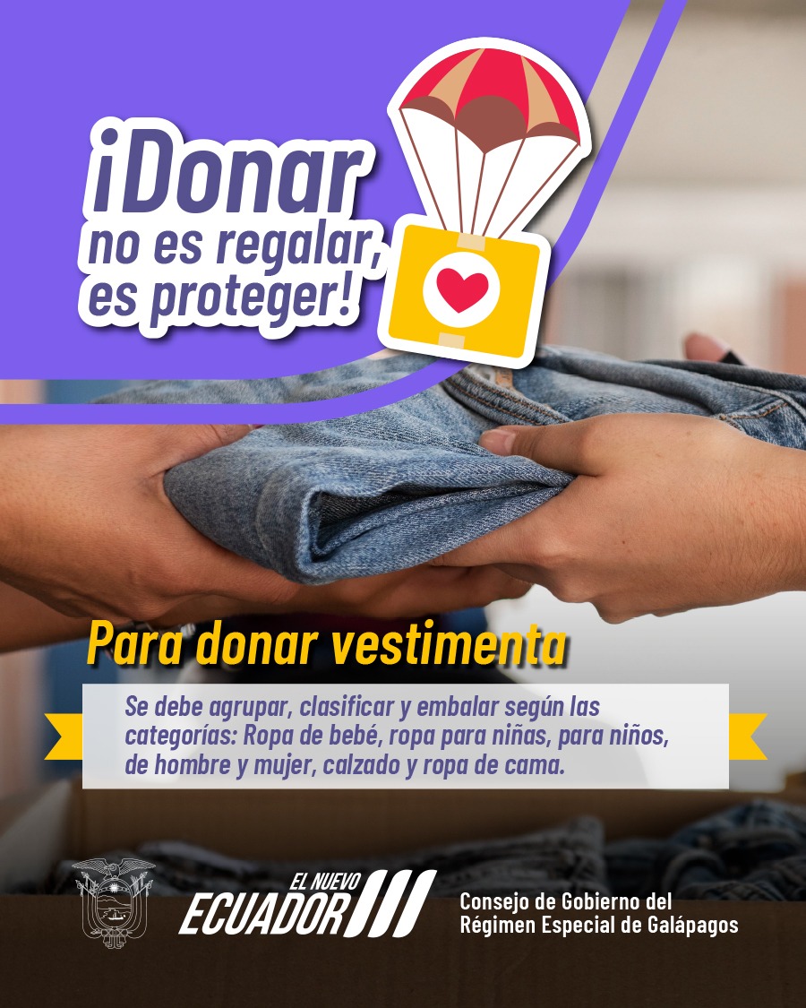 #GestiónDeDonaciones| 🤲 Cuando donas, no solo regalas insumos personales, brindas esperanza y protección a quienes las reciben. #ÚneteAlNuevoEcuador #ElNuevoEcuador #ElNuevoGalápagos