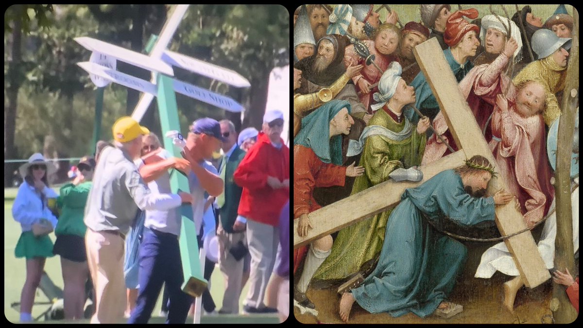 Christ Carrying the Cross, by Hieronymus Bosch, 1490-1500, 📸 via @HatinAssBrian