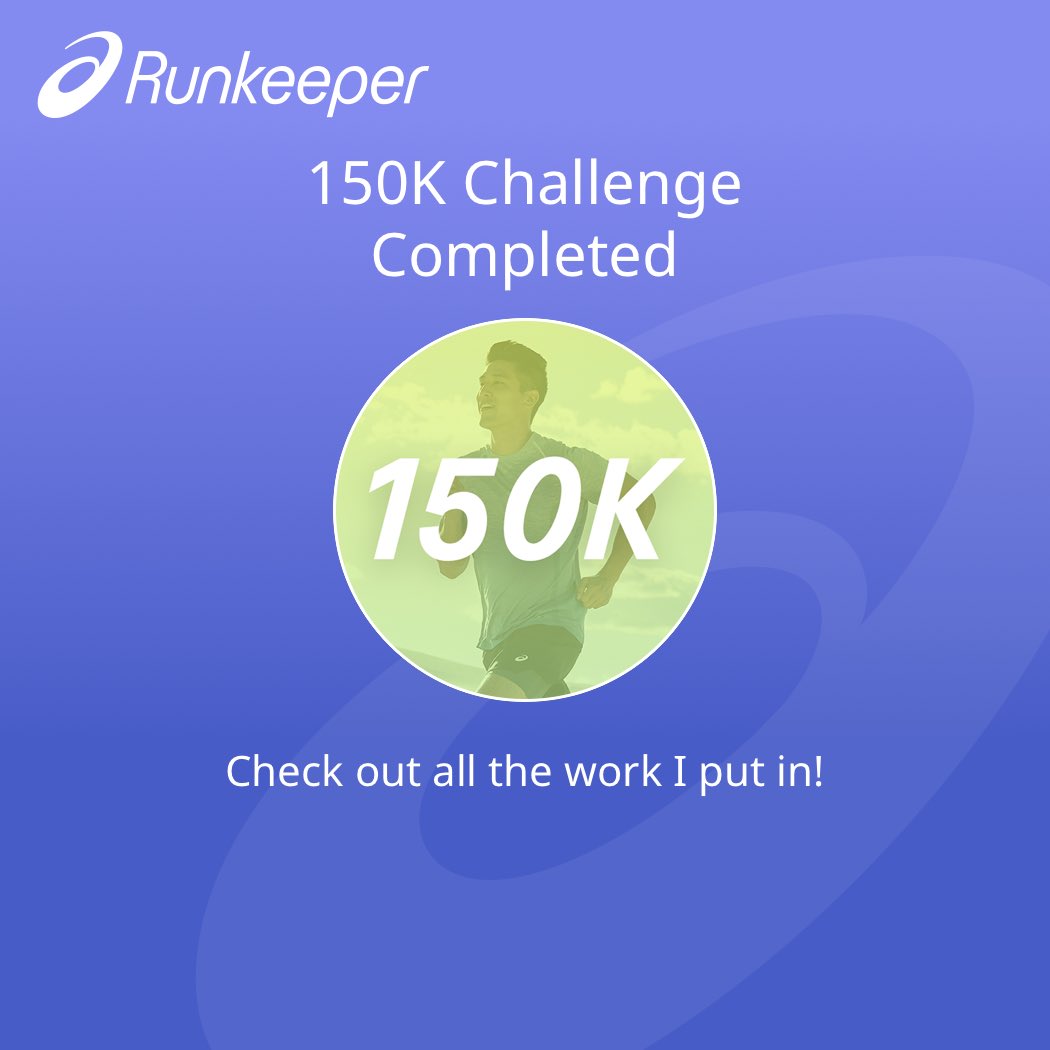 I challenged myself this month in the ASICS @Runkeeper app, and it paid off! #TrainWithRunkeeper