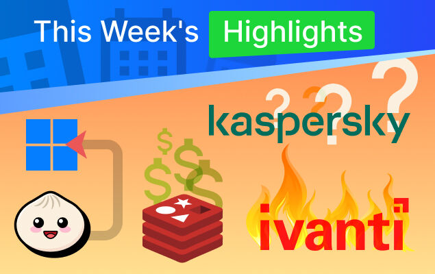 Vulnerabilities discovered in Ivanti's VPNs, Redis updates licensing, Bun now available on Windows, Kaspersky to be banned for the US private firms—read in more detail in our weekly tech news digest on LinkedIn: bit.ly/4axepvw