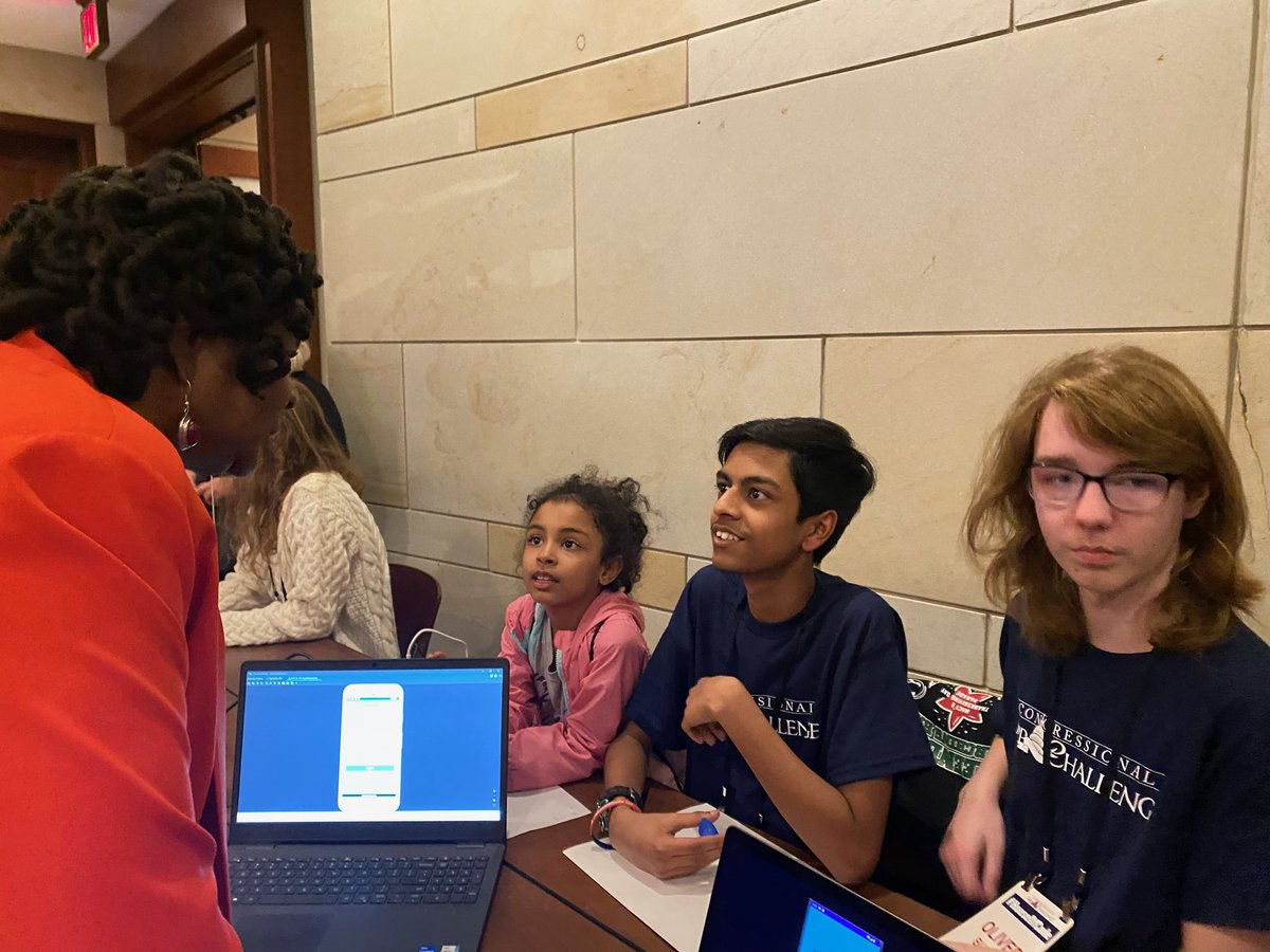 It was so great to have some of my brightest and youngest constituents here in DC to celebrate their win in the Congressional App Challenge! They’re representing WI-04 very well!