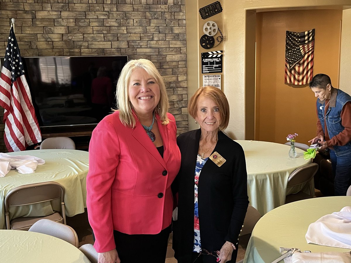 I'm proud to receive the endorsement of a fantastic Republican leader in the west valley - Janet Sargent! Thank you, Janet, for your support for my race for Maricopa County Board of Supervisors. Let's win in November!