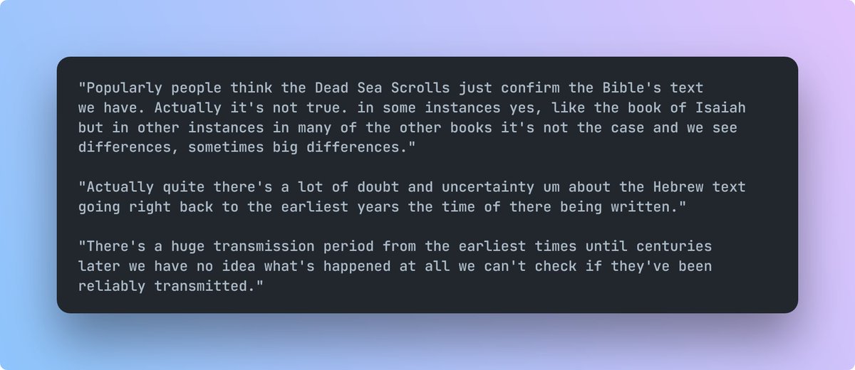 moVaid7's tweet photo. @Ekiesman1 @xteaazx @MistySBledsoe @backcountryceo Taken from the video transcript (mind the slight mistakes in speech recognition) https://t.co/hKjURB0Mp9