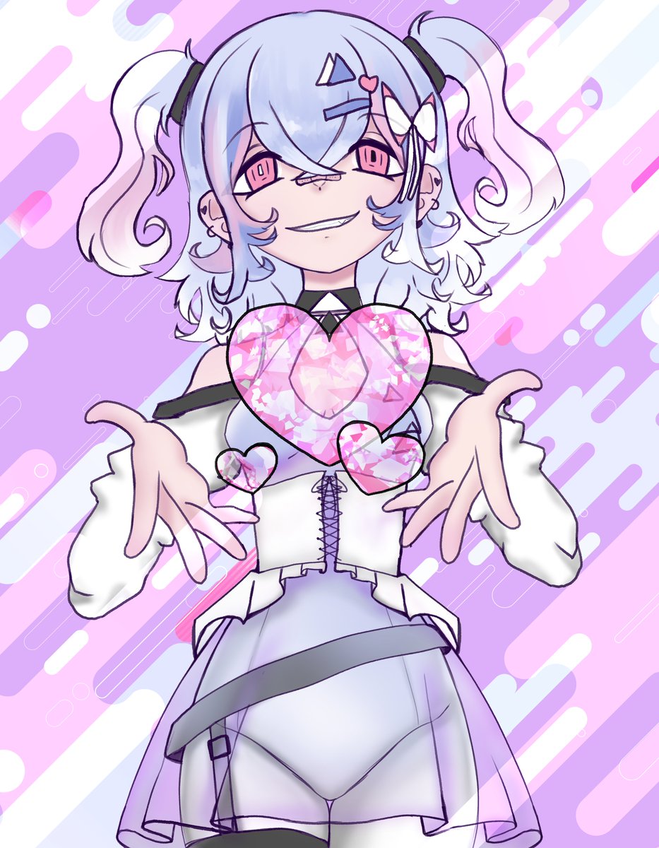 ToxicBisxut's tweet photo. RE:START - ELECTRAHEART

Redrew a cutie lil design one of my dear friends made me :'D they shall forever live in my head rent-free. https://t.co/haHOSXUL7V