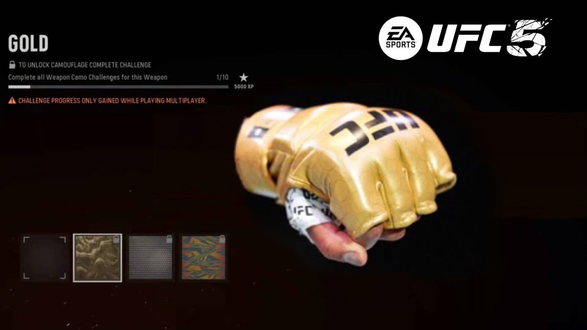 New UFC Gloves Are Now Available To Unlock In UFC 5👀 (via @LiamHealy16 )