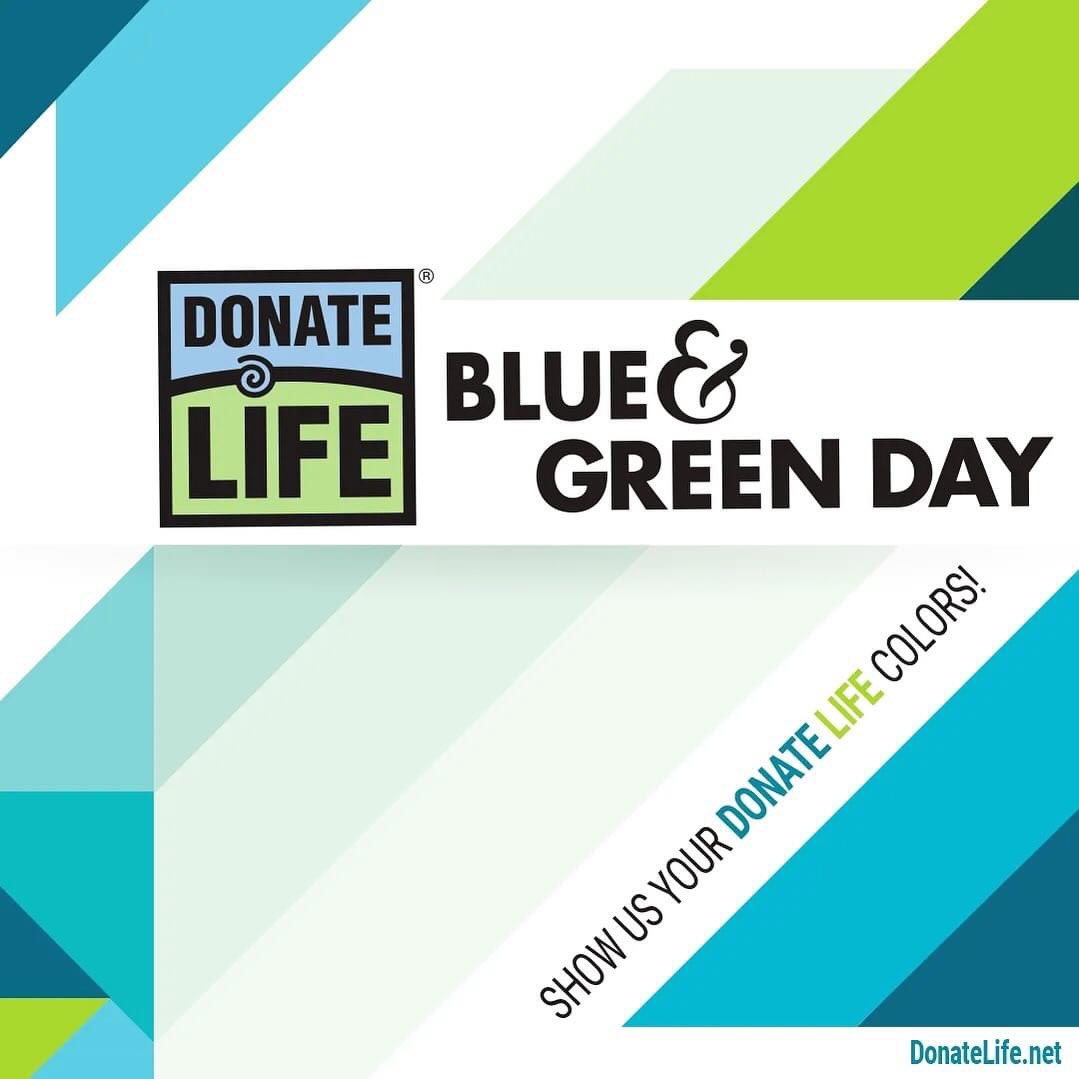 Let’s flood the day with the colors of hope and renewal, symbolizing the impact of organ donation. 💚💙 #donatelife #donatelifemonth2024 #blueandgreenday #biliaryatresia #bare #pediatriclivertransplant