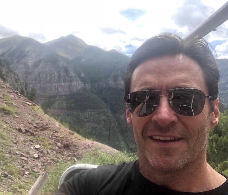 Today is National Colorado Day. Hugh captioned this: Rocky mountain high ...while touring for The Front Runner back in September 2018. Have a great weekend!! 😄 📸: Hugh Jackman #HughJackman #Colorado #TheFrontRunner