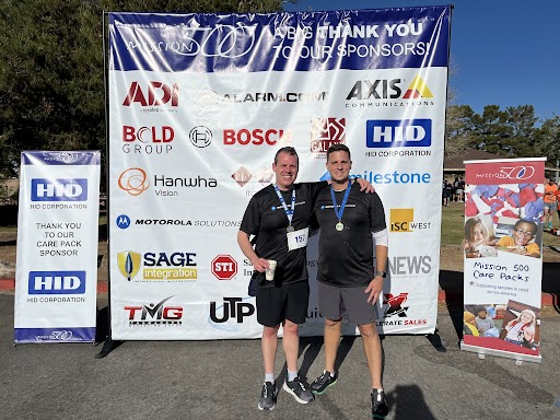 Community first. 🏃🤝 Yesterday, the @MotoSolutions team sponsored and participated in the #Mission500 #Security 5K/2K Charity Run at #ISCWest 2024, raising funds for children & communities in crisis. Learn more about #Mission500's work here: bit.ly/3xkbasJ