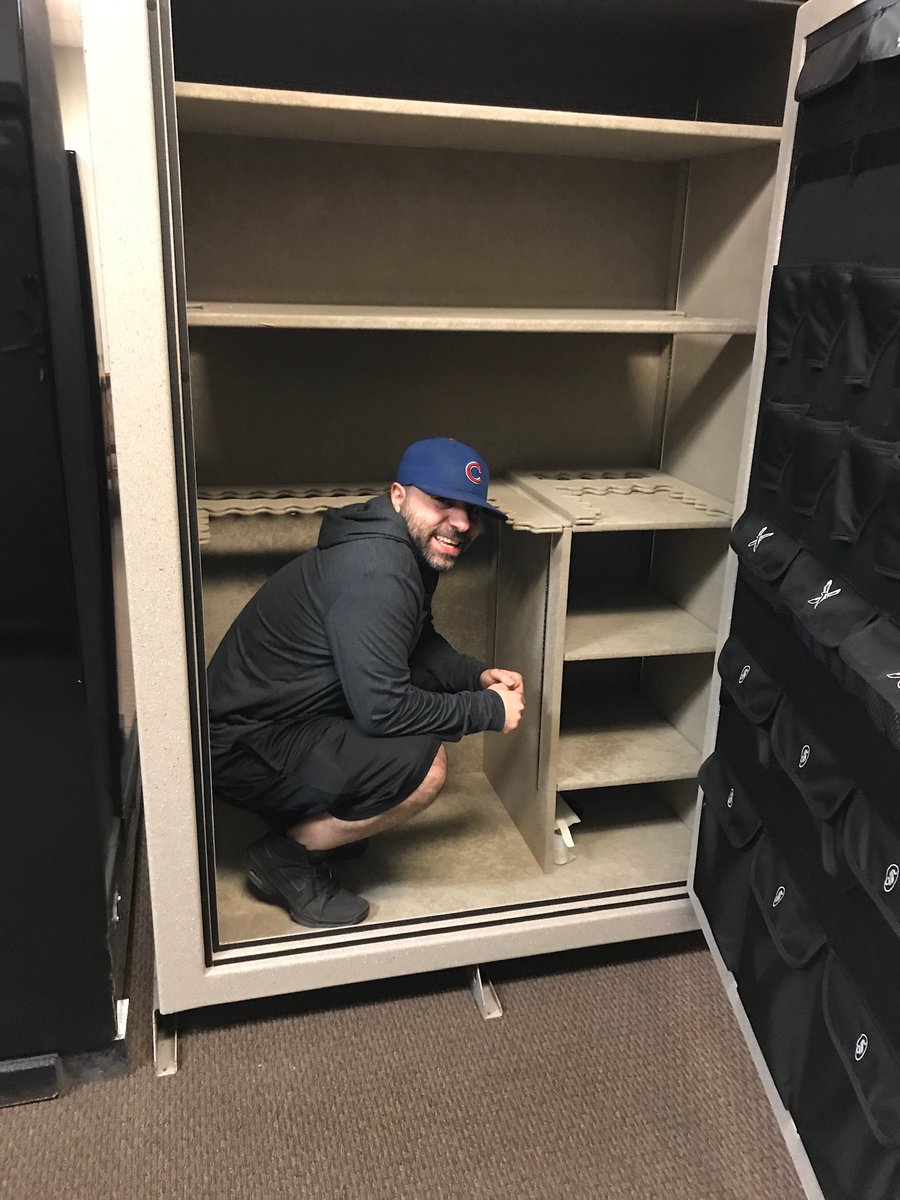 PhilTheAssyrian's tweet photo. How big is your safe? lol 

Mine can fit 4 of me lol 

#Safes #GunSafes #2ndAmendment https://t.co/AId1qiQTzV