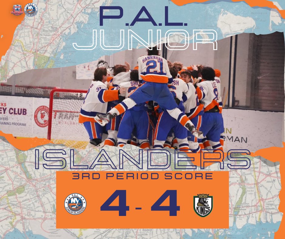 Playoffs 🏆
NCDC 3rd Period Score:

Islanders: 4
Kings: 4

#getontheisland #gameday #ncdc #isles #usphl #paljrislanders2324 #playoffs #lastdance #postseason