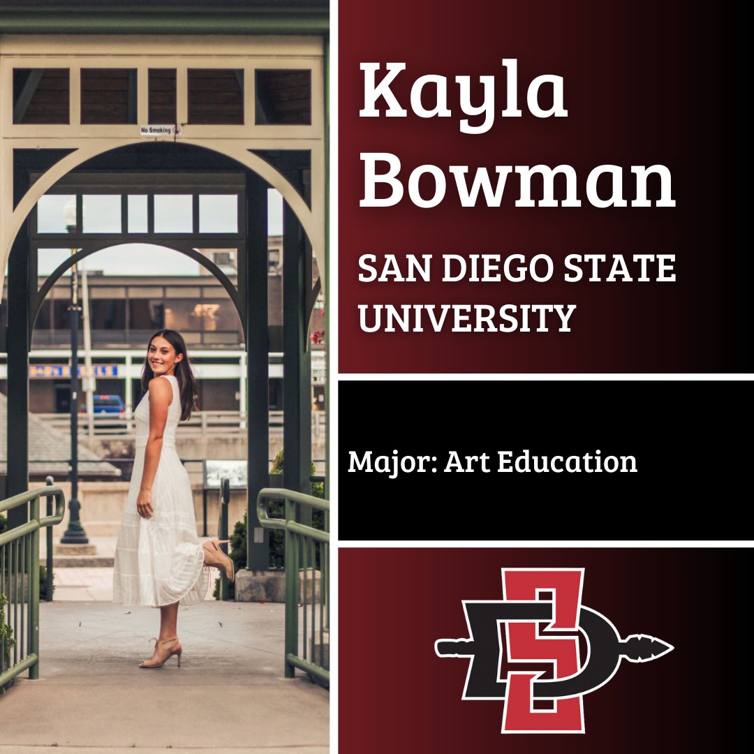 Congratulations to @CHS_Devils’ Kayla Bowman on her commitment to @SDSU! #ClarenceProud @ClarStuCo @ClarenceCsd @ClarenceMiddle @ClarCtrElem