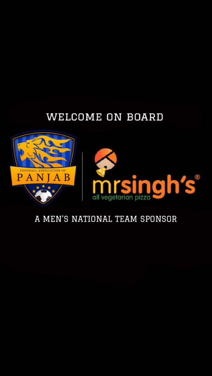 Panjab FA (@panjabfa) on Twitter photo We are delighted to welcome on board <a href="/Mrsinghs/">Mr Singh's Pizza</a> as a #sponsor for the Panjab Football Association Men’s #National Team. A well established brand with restaurants across the Midlands and West London. They fit perfectly with our #values and they love football just as much as we do! We are delighted to welcome on board <a href="/Mrsinghs/">Mr Singh's Pizza</a> as a #sponsor for the Panjab Football Association Men’s #National Team. A well established brand with restaurants across the Midlands and West London. They fit perfectly with our #values and they love football just as much as we do!