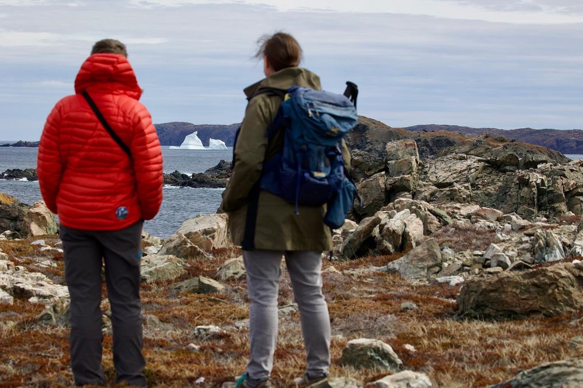Iceberg alert!!! Did I mention we saw an iceberg from three different look-outs! Three hikes-three different views of the first #Twillingate iceberg of the season (we saw it from Salt Harbour, Pike’s Arm, and Toogood Arm).