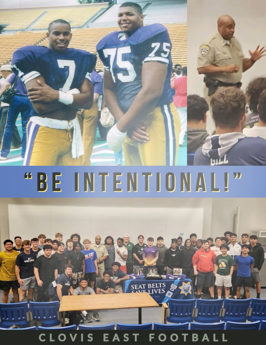 Big thank you to Chief Rodney Ellison for speaking to our athletes this morning! He is a former National Champion who played for the 1991 Washington Huskies. #BeIntentional