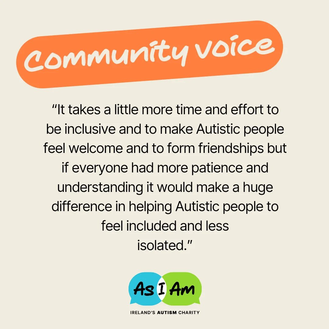 Day 12 of World Autism Month. Our Same Chance Survey found that 86% of respondents said Autism is a barrier to being accepted by and forming friendships with others. Everyone deserves to be loved for who they are.