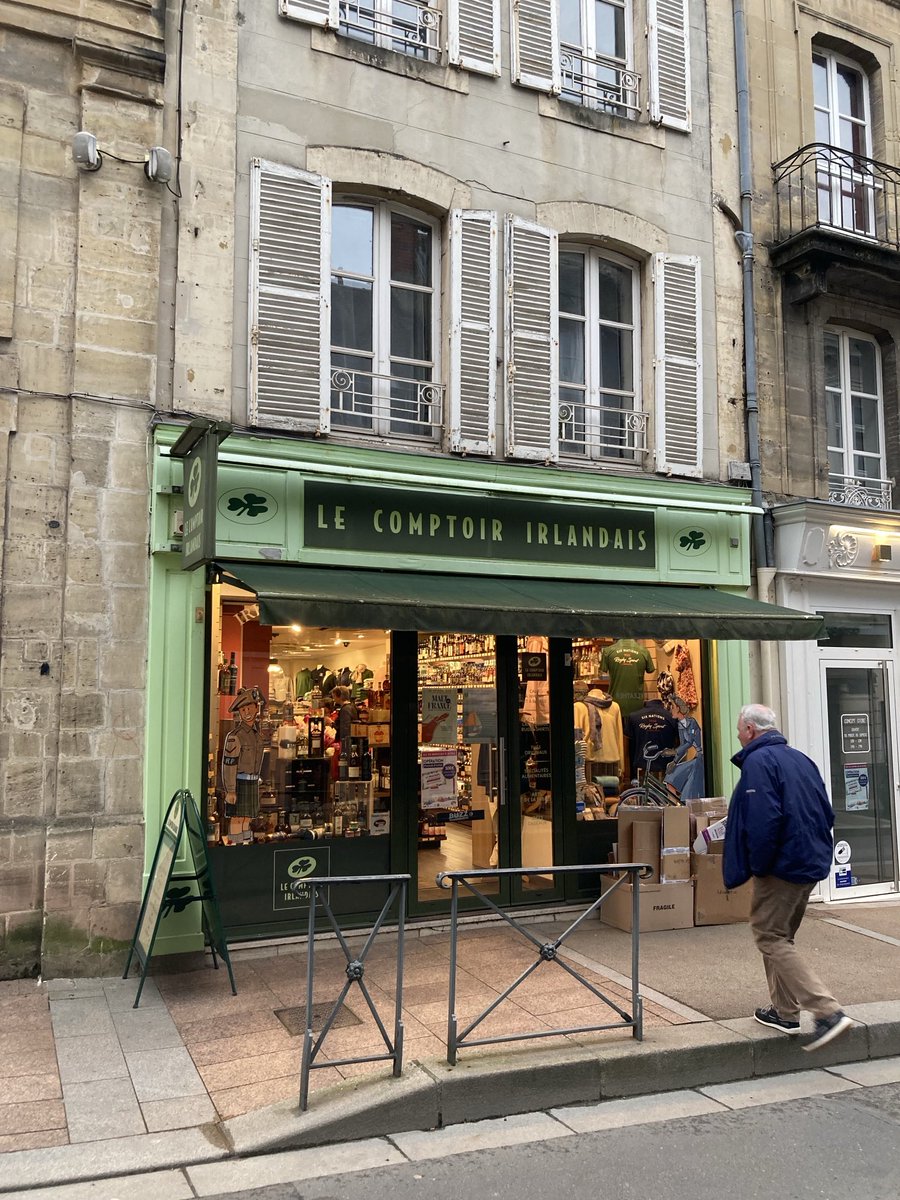 Glad to see an Irish outpost in Bayeux: Le Comptoir Irlandais. Lots of top-end Irish made products. Locals love it, we were told.