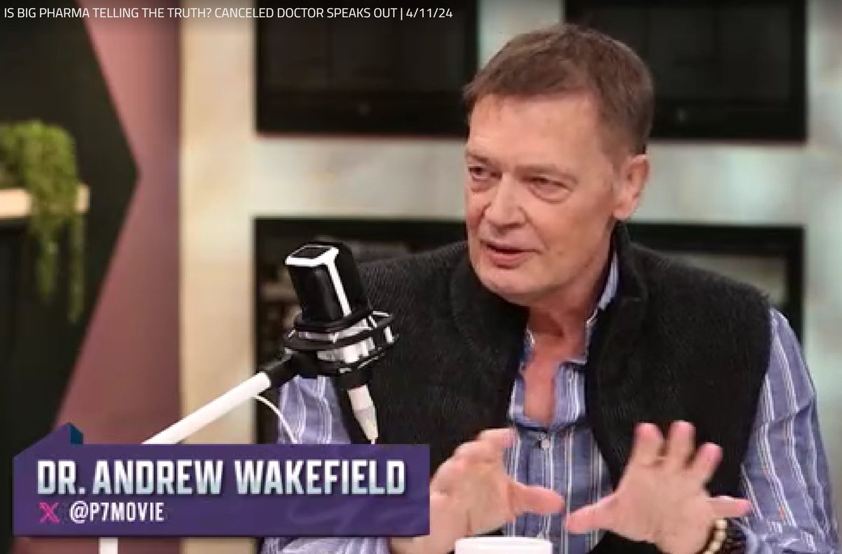 Dr. Andrew Wakefield had justified concerns in the 1980's about the link between excessive childhood vaccination and ASD. Now 40 years later with an autism epidemic it is all coming to light. See Wakefield with @SaraGonzalesTX Apr 11, 2024. blazetv.com/watch/channel/…