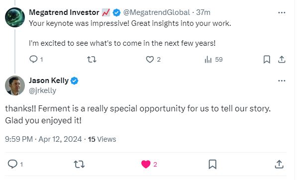 $DNA What's really great about #X is that you can communicate with amazing people all over the world, even CEOs of exciting biotech companies like @jrkelly ! 😉👇🏻