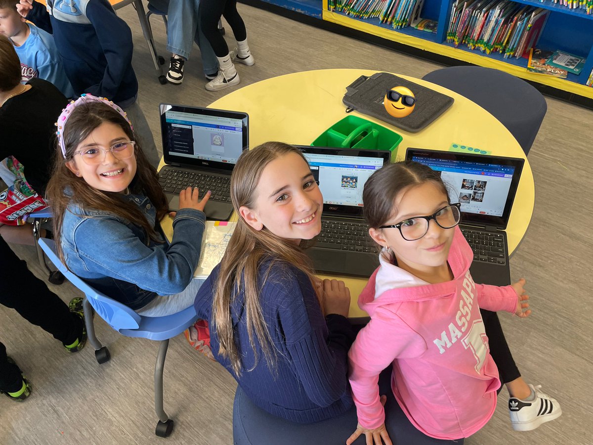 Jennifer Emberley (@jemberley4) on Twitter photo During their library class with Mrs. Mitchell, third grade students wrote poetry and shared their poems with each other using <a href="/padlet/">Padlet</a> . Then, they used the magic media in <a href="/CanvaEdu/">Canva for Education</a> to create their own images to match their poems! <a href="/MassapequaTLC/">Massapequa TLCs</a> <a href="/MsMPavlick/">Megan Pavlick</a> <a href="/FFLibraryMSD/">Claire Mitchell</a> During their library class with Mrs. Mitchell, third grade students wrote poetry and shared their poems with each other using <a href="/padlet/">Padlet</a> . Then, they used the magic media in <a href="/CanvaEdu/">Canva for Education</a> to create their own images to match their poems! <a href="/MassapequaTLC/">Massapequa TLCs</a> <a href="/MsMPavlick/">Megan Pavlick</a> <a href="/FFLibraryMSD/">Claire Mitchell</a>