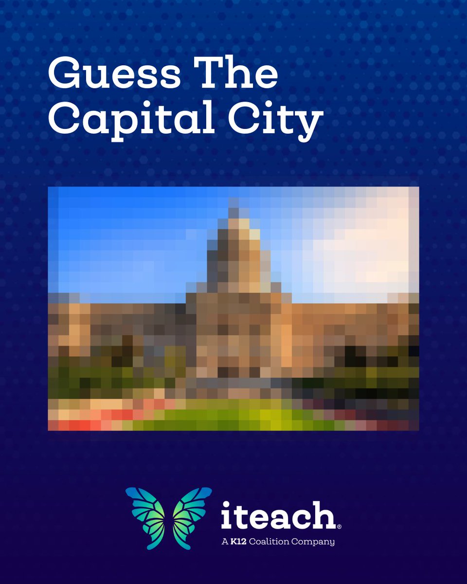 EXCITING NEWS! 🎉 iteach is expanding and will be offering our CAEP accredited alternative certification program to aspiring teachers in a new state starting Monday! 🤫 Can you guess which capital city? Stay tuned for the big reveal! #Expansion #NewState #Education #iteach