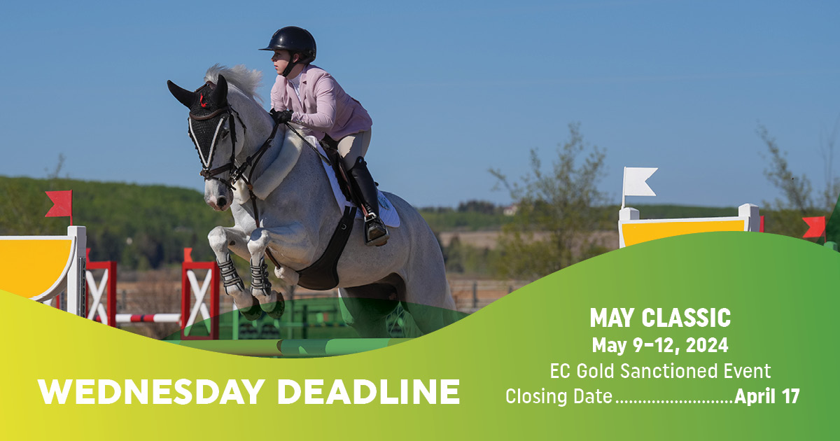 🚨 Attention all athletes! 🚨 Friendly reminder that entries for the May Classic, taking place from May 9th to May 12th, are due by 𝘼𝙥𝙧𝙞𝙡 17𝙩𝙝. Don't miss out on this chance to compete at our first outdoor tournament of the year! 🔗 sprucemeadows.com/competitor-inf…