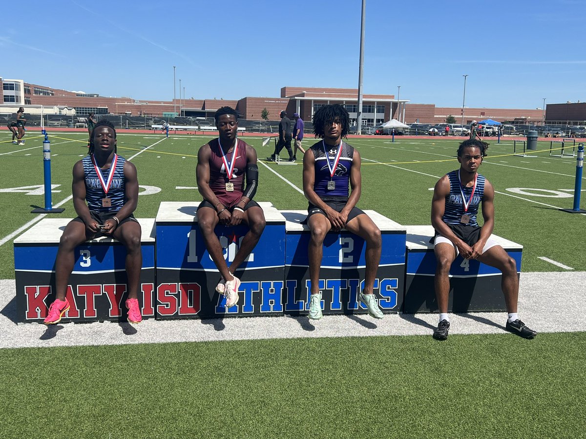 Congratulations to the athletes who medaled in the Boys 100M and qualified for the regional meet!