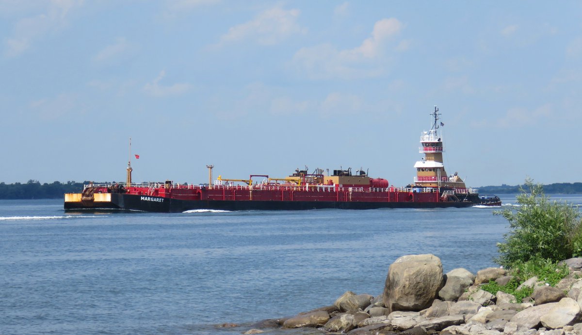 SHIP ARRIVAL: Margaret with Tug Albert Arriving: Saturday, April 13, 2024 @ 13:30 (1:30PM) Departing: Monday, April 15, 2024 @ 15:30 (3:30PM) Origin: Detroit, MI Cargo: Petroleum Products