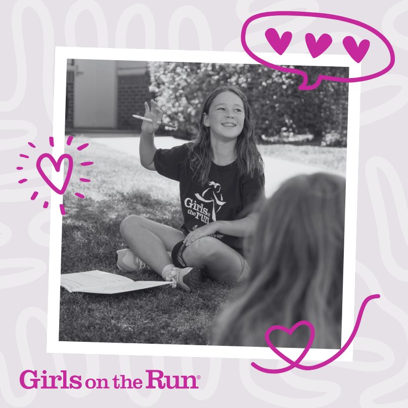 At Girls on the Run, we believe in the power of expression! Sharing your feelings unlocks a world of understanding and support. At practices, we create a welcoming place for girls to grow and thrive where team members are encouraged to share how they genuinely feel!

#GOTRBerks