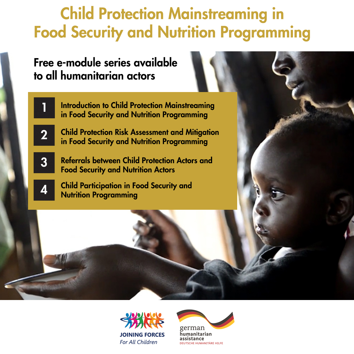 Is your food security and nutrition program accountable to children? Check out the latest e-module course on mainstreaming #childprotection in #foodsecurity and #nutrition programming on the Alliance E-Learning Hub! 🚀 Start now: kayaconnect.org/course/info.ph… #WorkingAcrossSectors