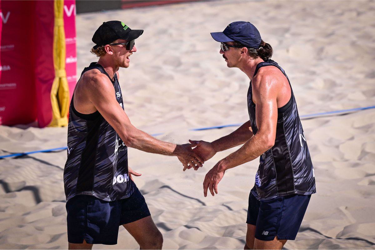 🏐 Zac Schubert & Tom Hodges have won their opening match at the #BeachProTour Challenge in Gaudalajara 🇲🇽 👉 Their 2nd pool game comes later today as they look to move through to the knockout stages 🇦🇺 Hodges/Schubert d 🇫🇷 Bassereau/Lyneel 2:1 1pm AEST v 🇳🇱 van de Velde/Immers