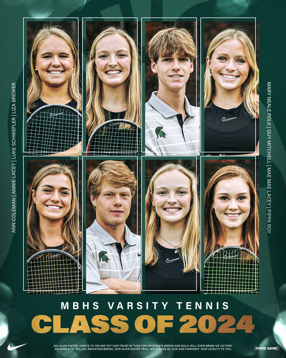 Tear drops and rain drops at our Senior Day yesterday.  What a great group of outstanding graduating seniors! 💚😢💛💚💛