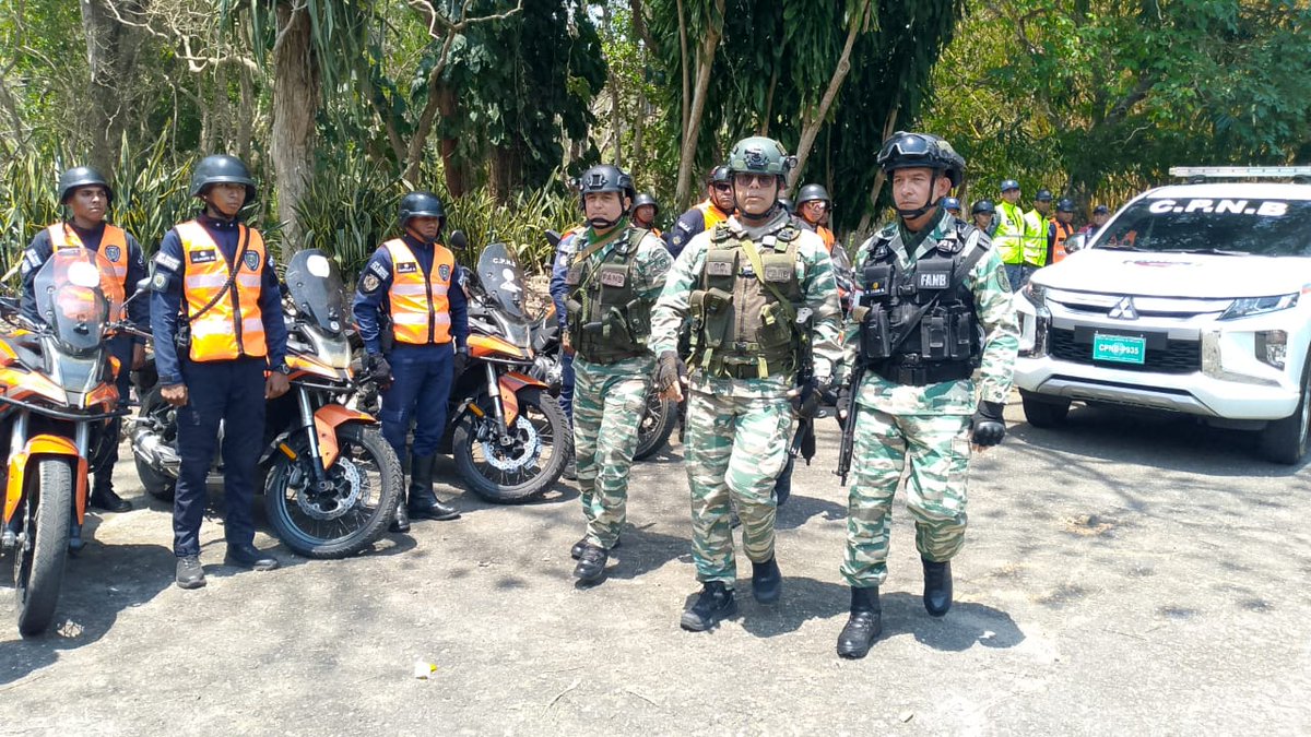 YaracuyZODI_'s tweet photo. #12Abr || La #FANB desde el Parque Nacional Yurubí en #Yaracuy, efectuó Despliegue de Seguridad Ciudadana, para garantizar la paz, el bienestar y la tranquilidad del pueblo yaracuyano.

#IntegrarEsVencer
#VenezuelaValiente https://t.co/5EFOO2Ag6E