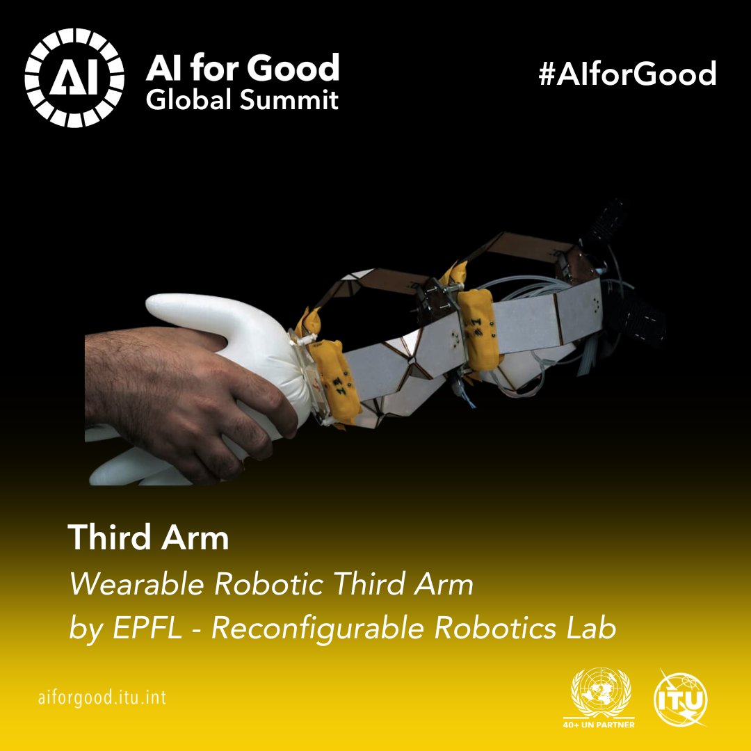 8/ Third Arm, Wearable Robotic Third Arm by <a href="/EPFL_en/">EPFL</a> - Reconfigurable Robotics Lab