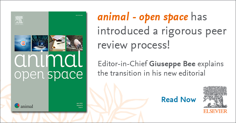 The winds of change are blowing! As part of our commitment to advancing #OpenScience and fostering collaboration, animal - open space has introduced a peer review process to ensure the highest quality of published work. Read the Editor's letter 👉 spkl.io/601740CNU