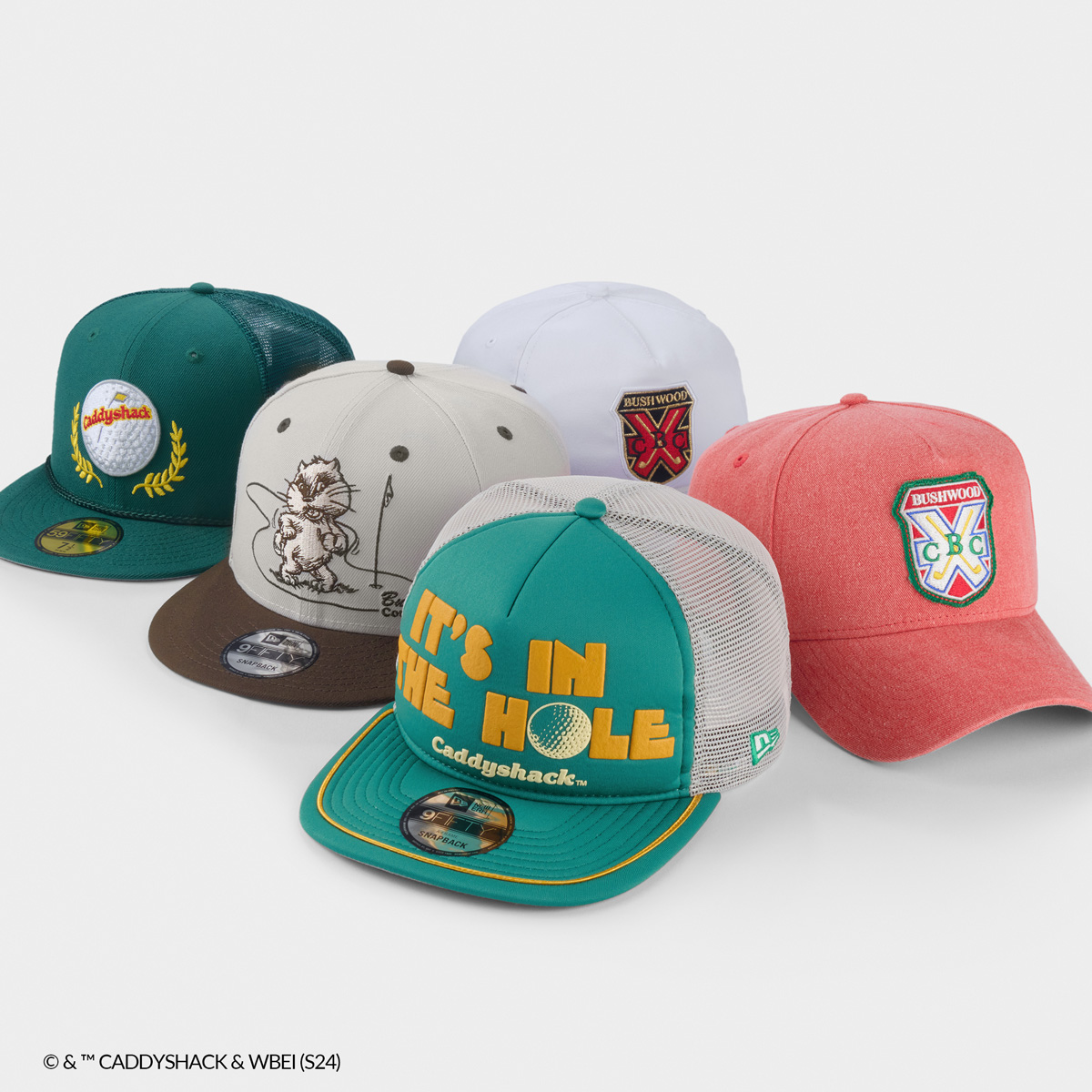 New Caddyshack designs are here. Stock up on familiar favorites and grab the new bucket hat, golfer, and 9FIFTY A-Frame Snapback now! newer.ac/Caddyshack What’s your favorite quote from the iconic movie?