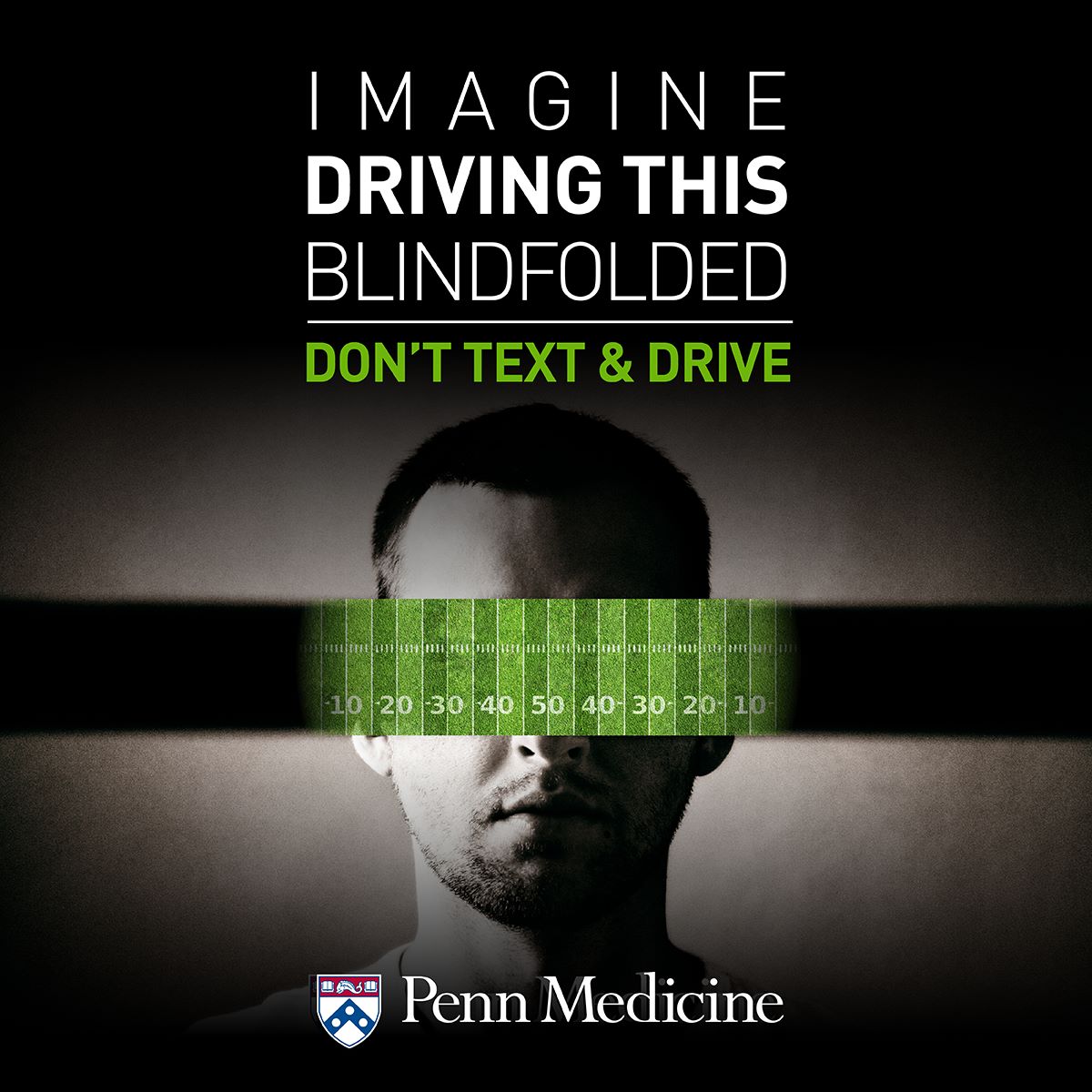 When you read or send a text while driving, you could drive the length of an entire football field without looking at the road. Protect yourself and others by putting your phone away while driving, and share this post to encourage others to do the same.