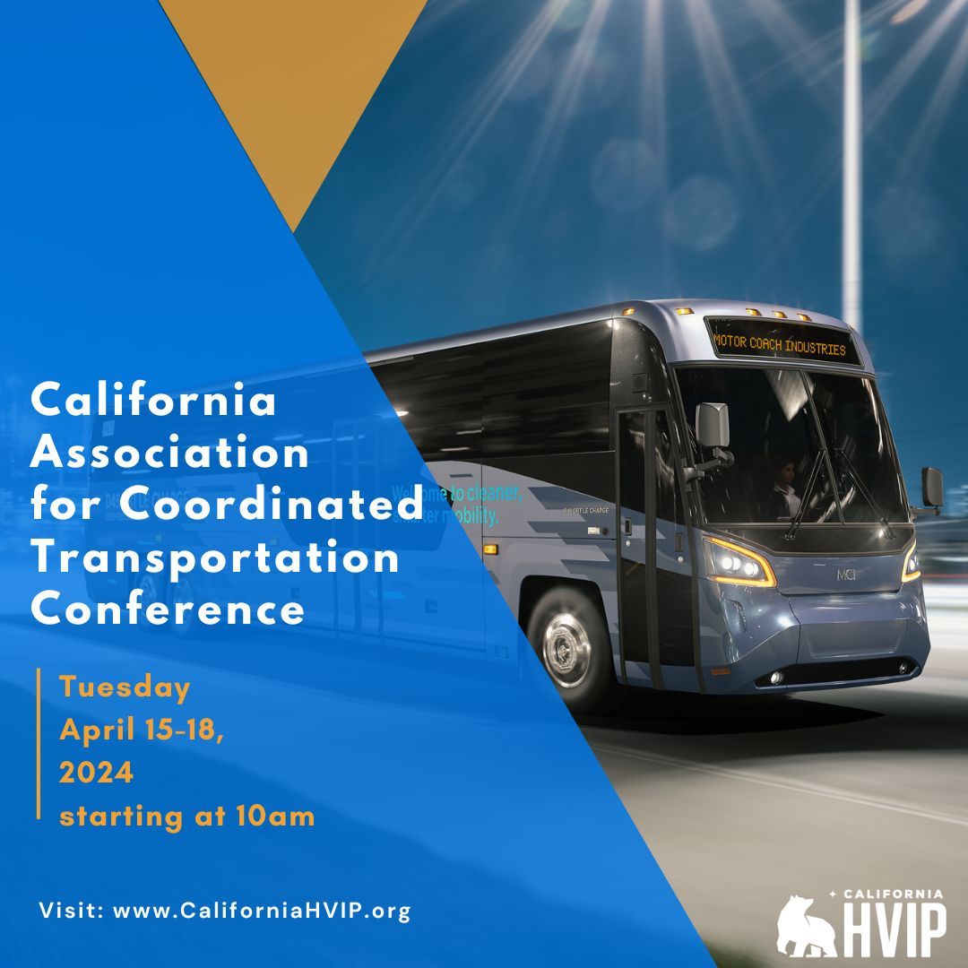 🔊 Project Manager Katrina Bayer will be @CALACTtweets in San Diego April 15-18! Looking forward to 'Finding Match for Federal Applications'--HVIP counts as match for FTA Low/No apps. Don’t miss your chance to ask Katrina your #HVIP questions! 👉 buff.ly/3PSjFln