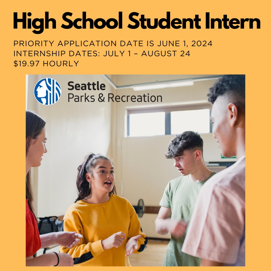 No better way to spend your summer than in the working in the best parks and recreation organization in the country! Check out our internship opportunities for Summer '24! brnw.ch/21wIM4w #SeattleShines #ParkProudSeattle