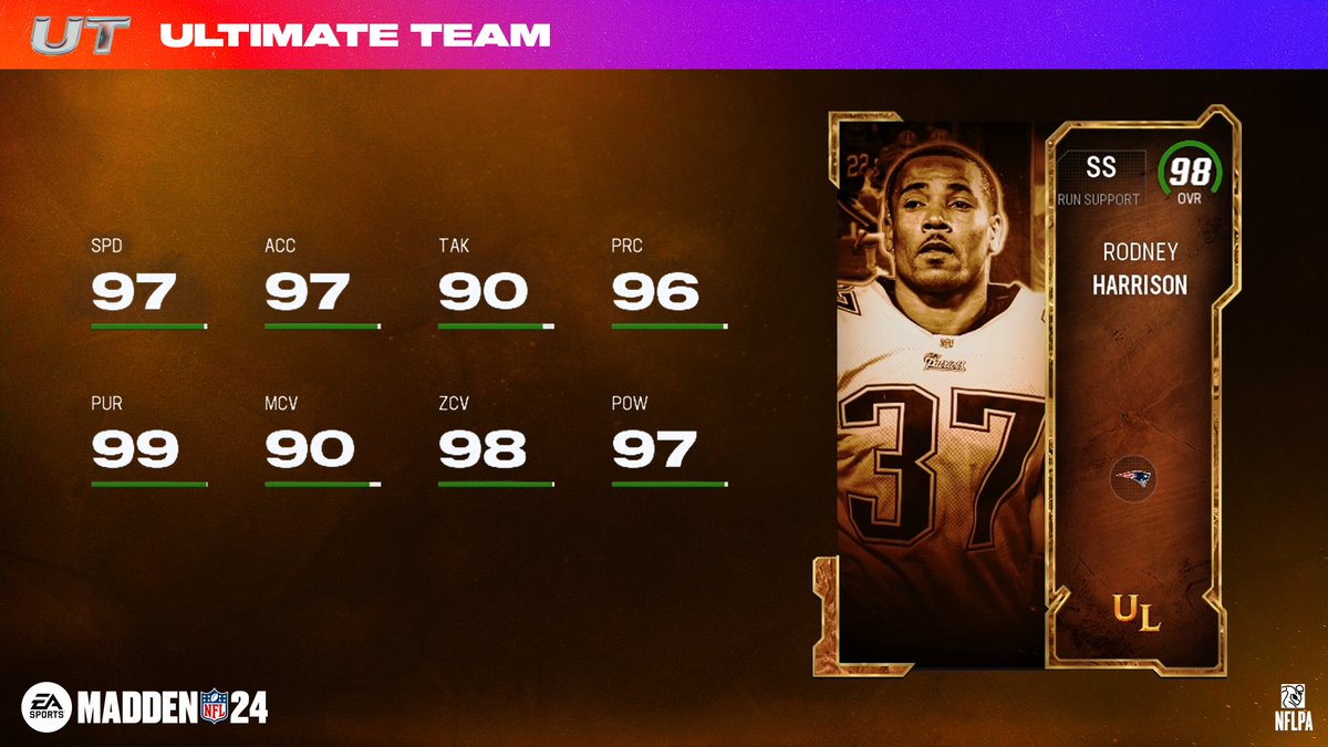 🏆 Daunte Culpepper 🏆 DeMarco Murray 🏆 Rodney Harrison Ultimate Legends are dropping tomorrow #Madden24