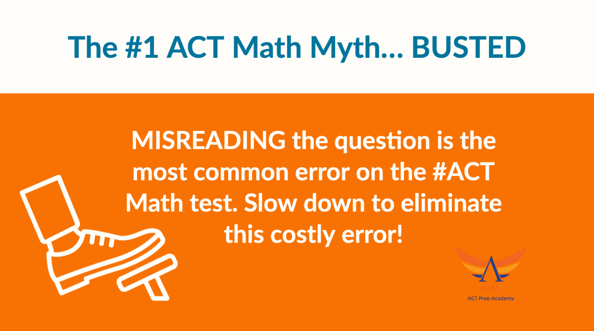 Discover The Secret To An ACT Score Over 30 You will slip up on occasion. Fail better the next time. Review EVERY question you miss in practice. Learn from your mistakes. We can help! DM us today to get started. #ACTProTip #testprep #actprep #satprep #tutor #math #act