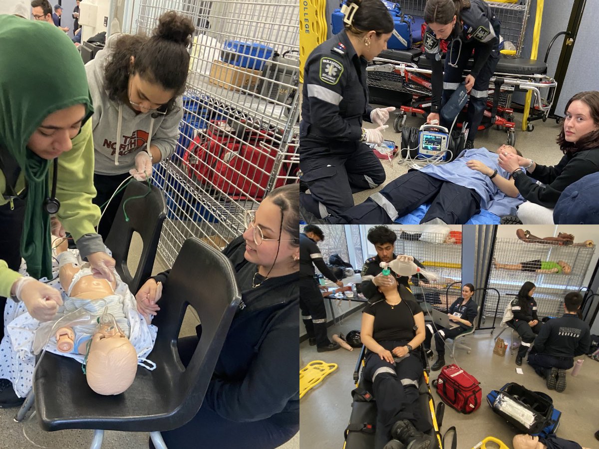 As final academic and practical exams approach, the #Paramedic labs are buzzing late into the night, with paramedic students putting in the extra hours. Wishing GOOD LUCK to all students! You’ve got this! 🚑 👩‍🎓 🧑‍🎓
