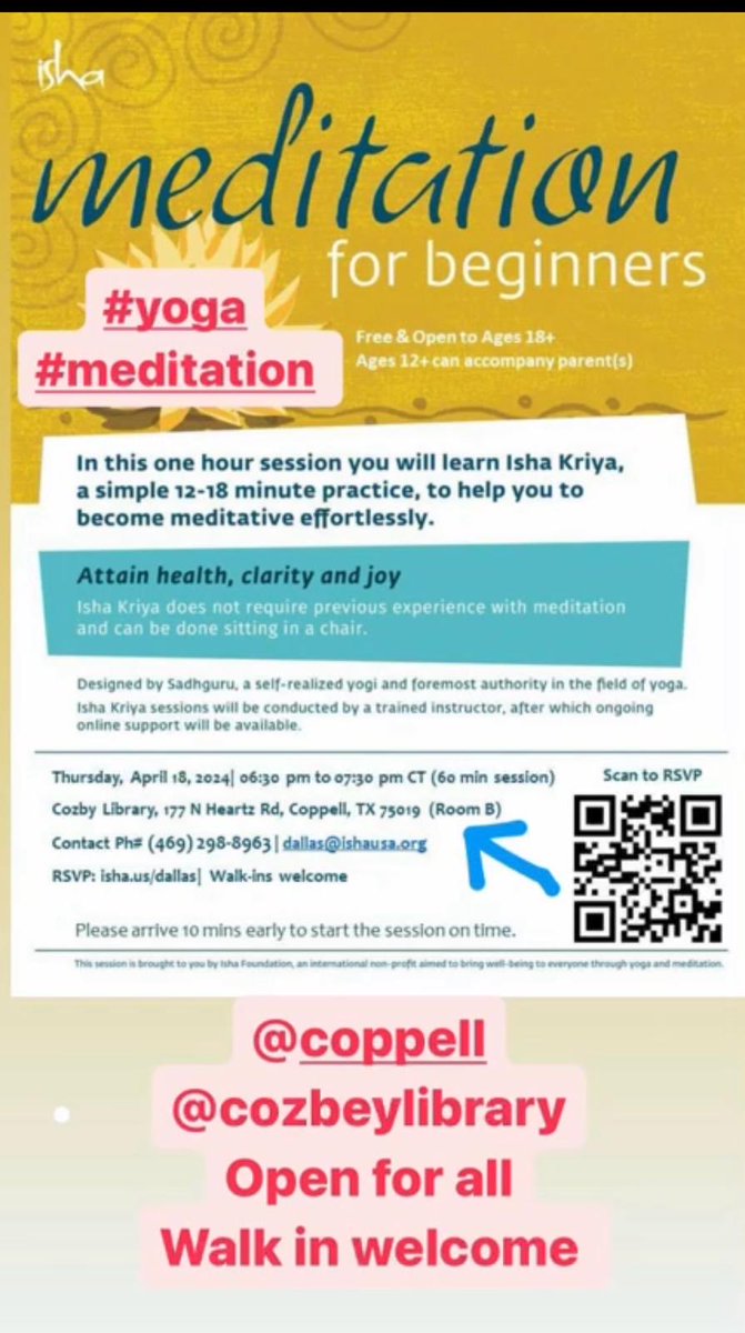 Conscious_112's tweet photo. #innerengineering #dallas #sadhguru Register - https://t.co/pfTCTtwvT7 https://t.co/R4AZk5Z0Gx