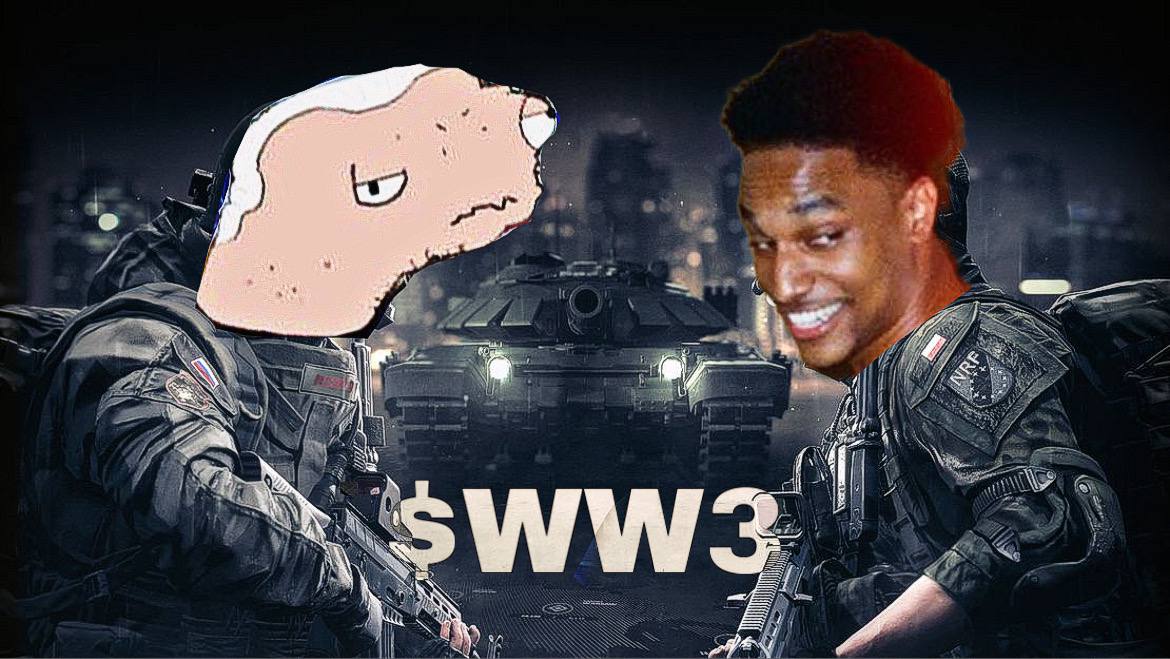 <a href="/blknoiz06/">Ansem</a> 

#WW3
7m2TUkpPZCScBhPJnGjWjbh75KkDNnwAdd7i74m8awad

<a href="/ww3onsol/">World War III Coin</a>