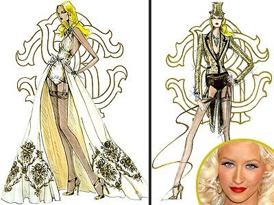 Back to basics costume sketches by Roberto cavalli (2005)