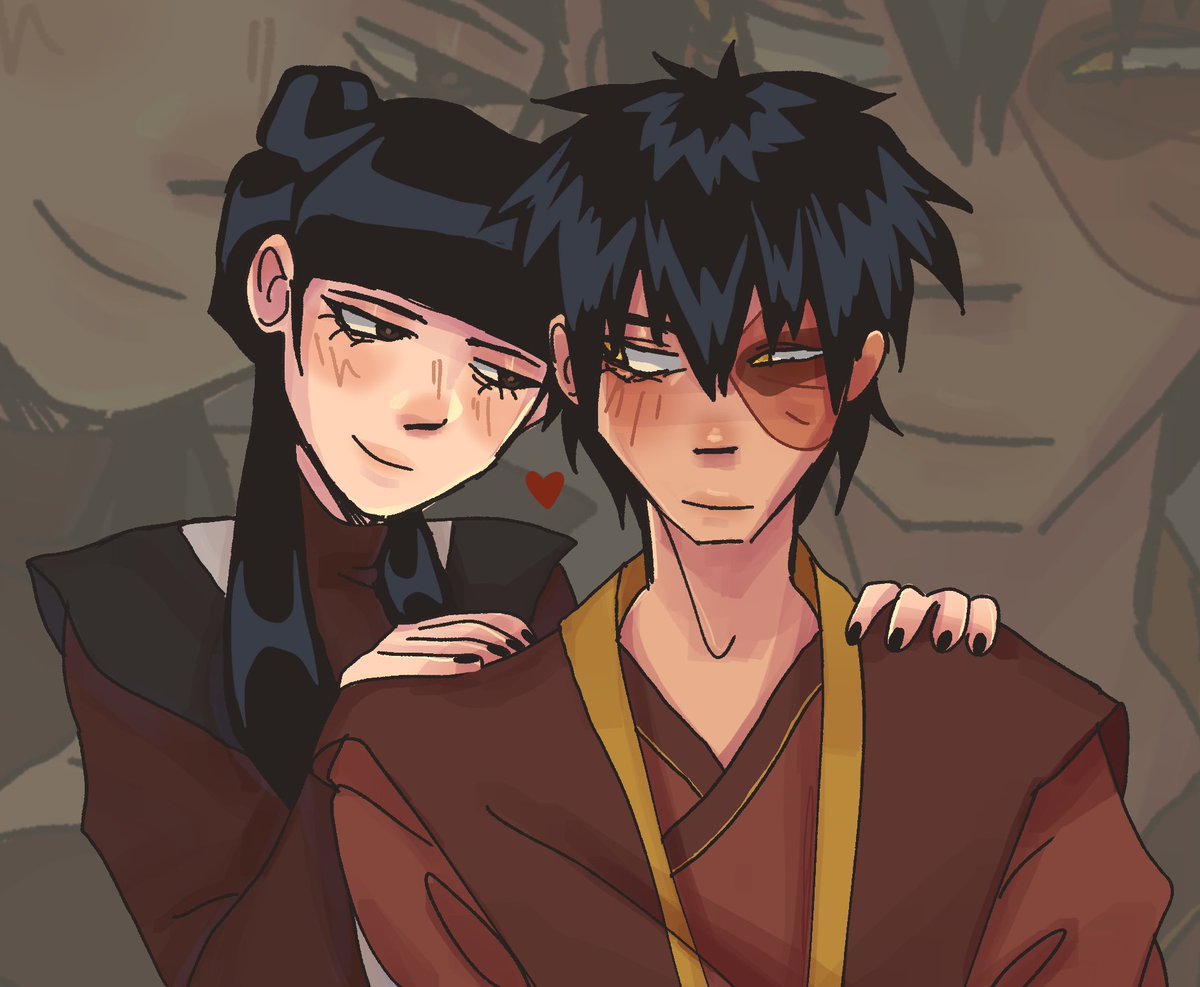 my fave emo couple #maiko #atla